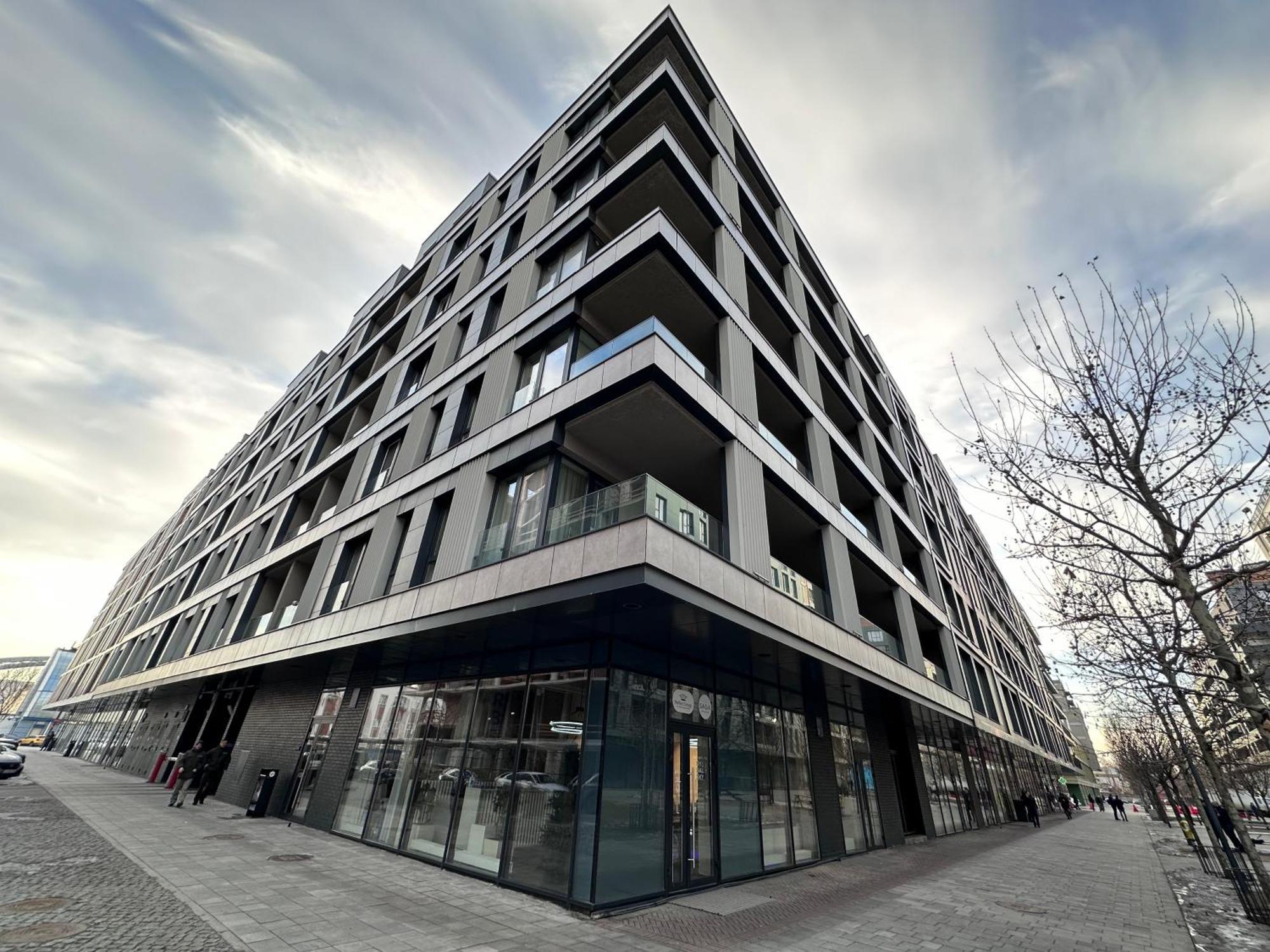 Rybalsky Studio Apartment Dnipro View 基輔 外观 照片