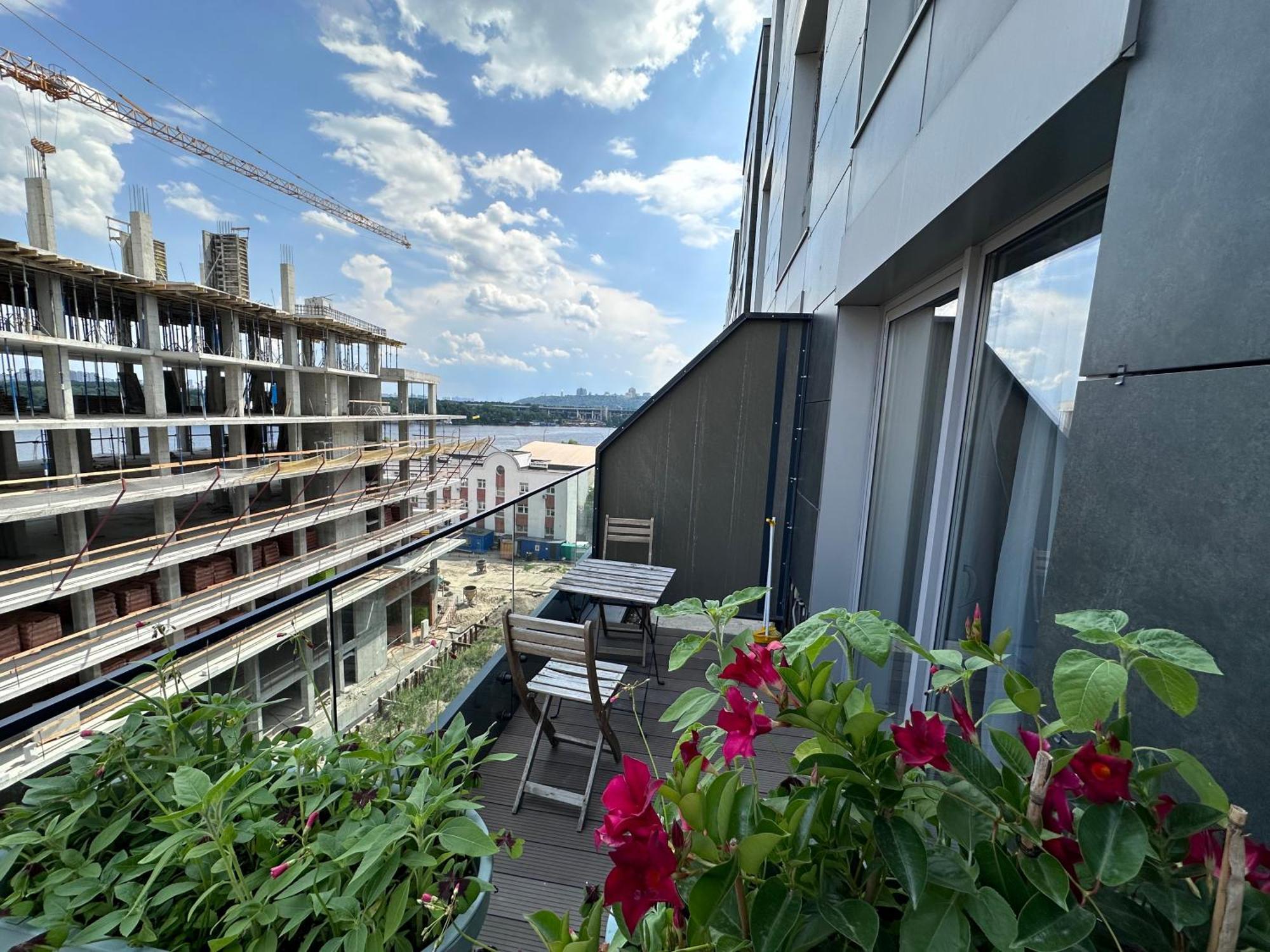 Rybalsky Studio Apartment Dnipro View 基輔 外观 照片